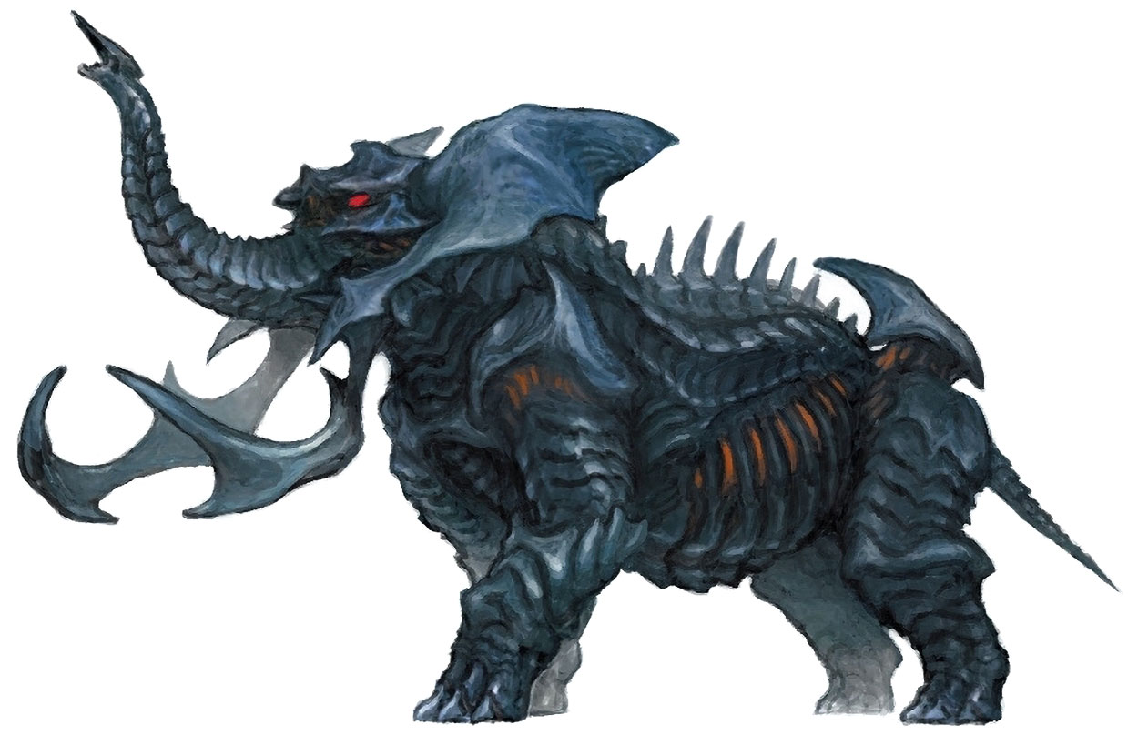 Primelephas Concept Art from Final Fantasy XIV: Stormblood