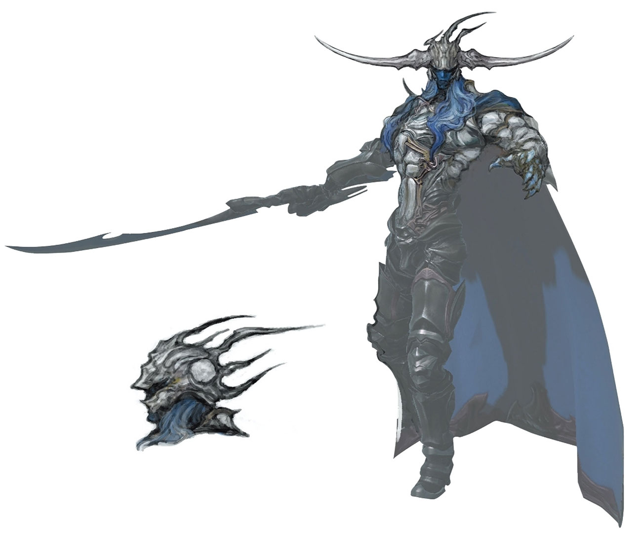 Raiden Concept Art from Final Fantasy XIV: Stormblood