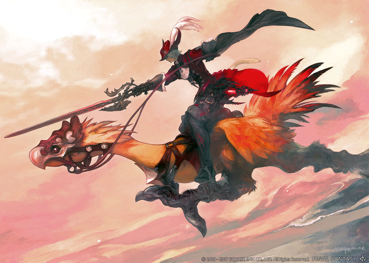 Red Mage Illustration from Final Fantasy XIV: Stormblood