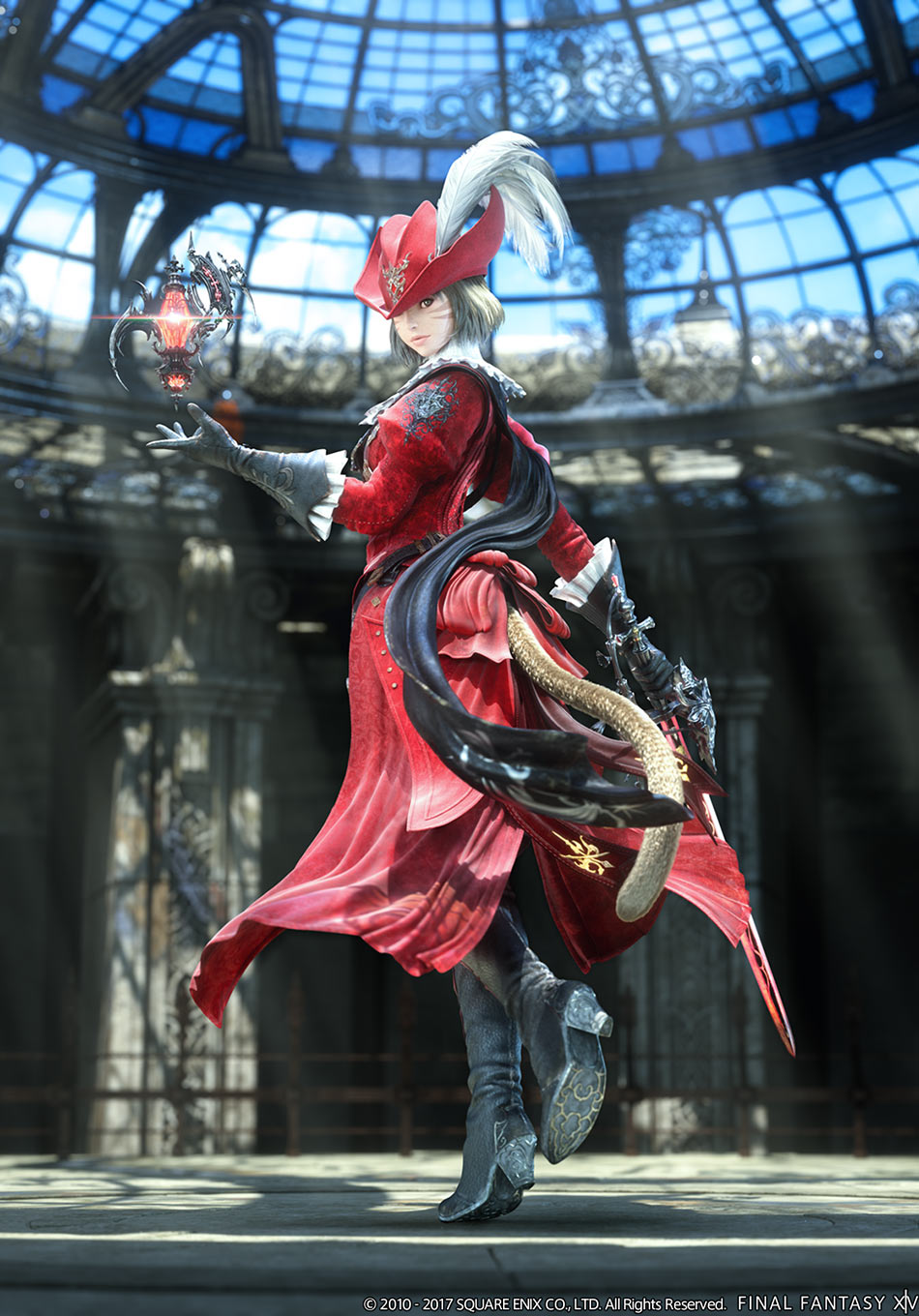 Red Mage Promo Art from Final Fantasy XIV: Stormblood