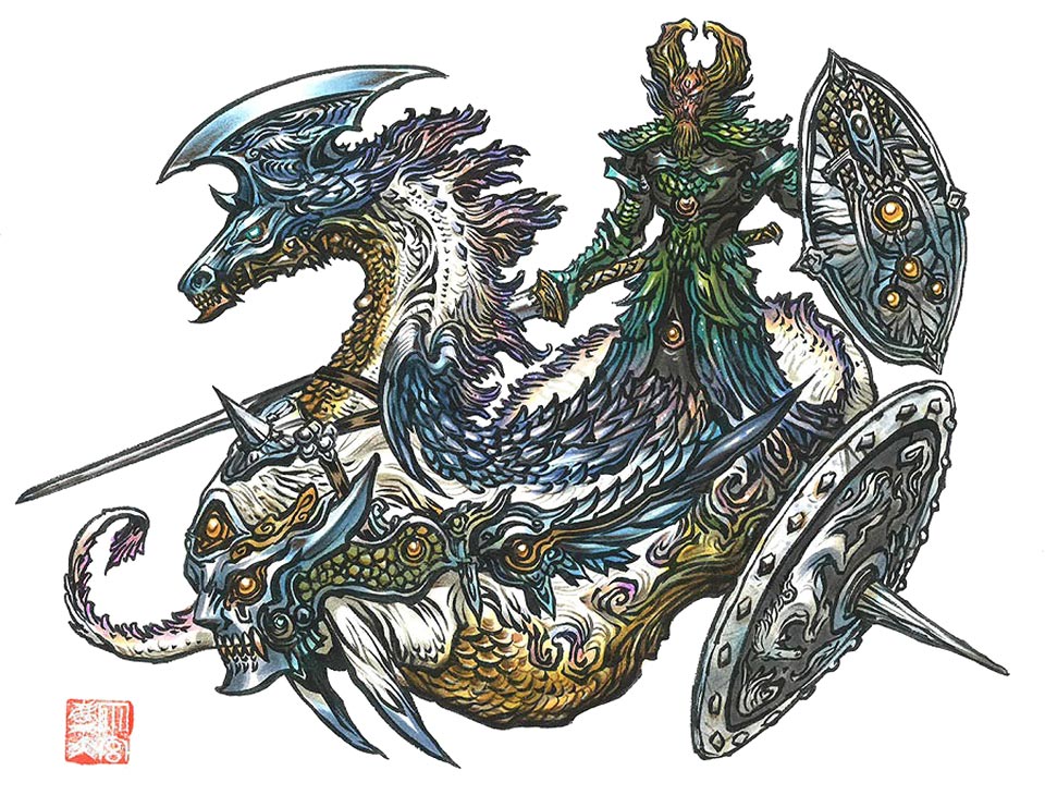 Rofocale Art by Keita Amemiya from Final Fantasy XIV: Stormblood