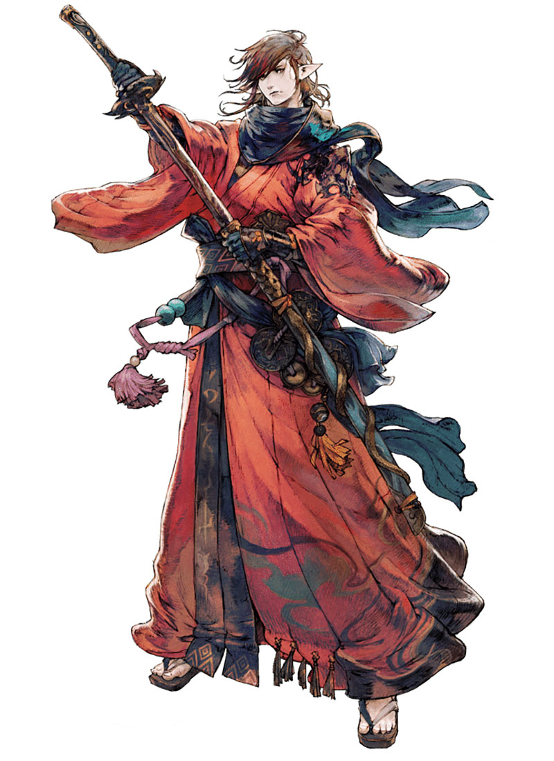 Samurai Art from Final Fantasy XIV: Stormblood
