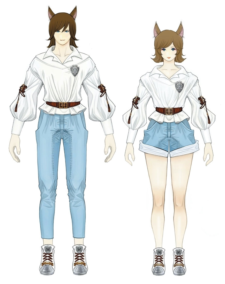 Spring Shirt Art from Final Fantasy XIV: Stormblood