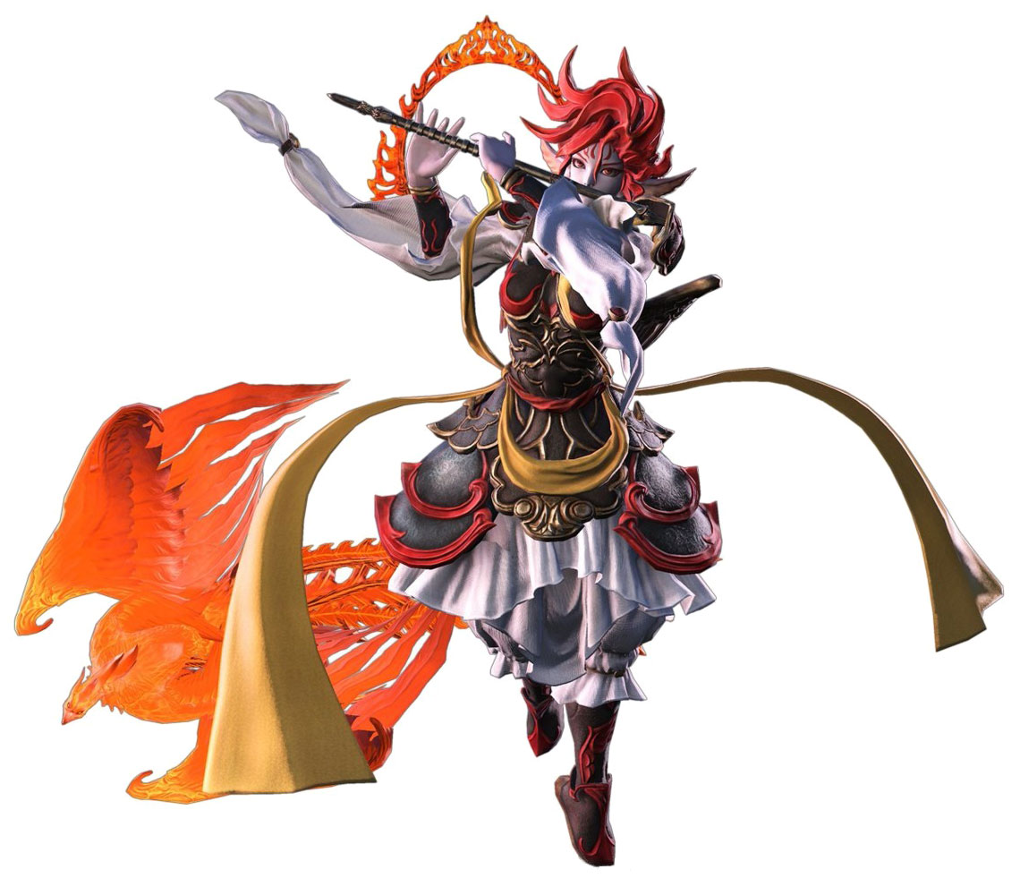 Suzaku Art from Final Fantasy XIV: Stormblood