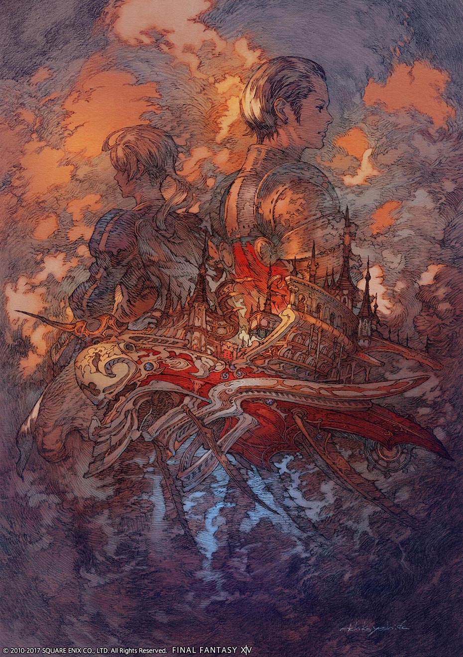 The Legend Returns Art from Final Fantasy XIV: Stormblood