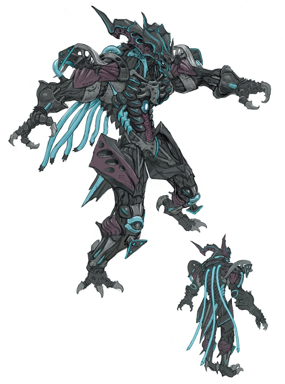 The Ultima Warrior Concept Art from Final Fantasy XIV: Stormblood
