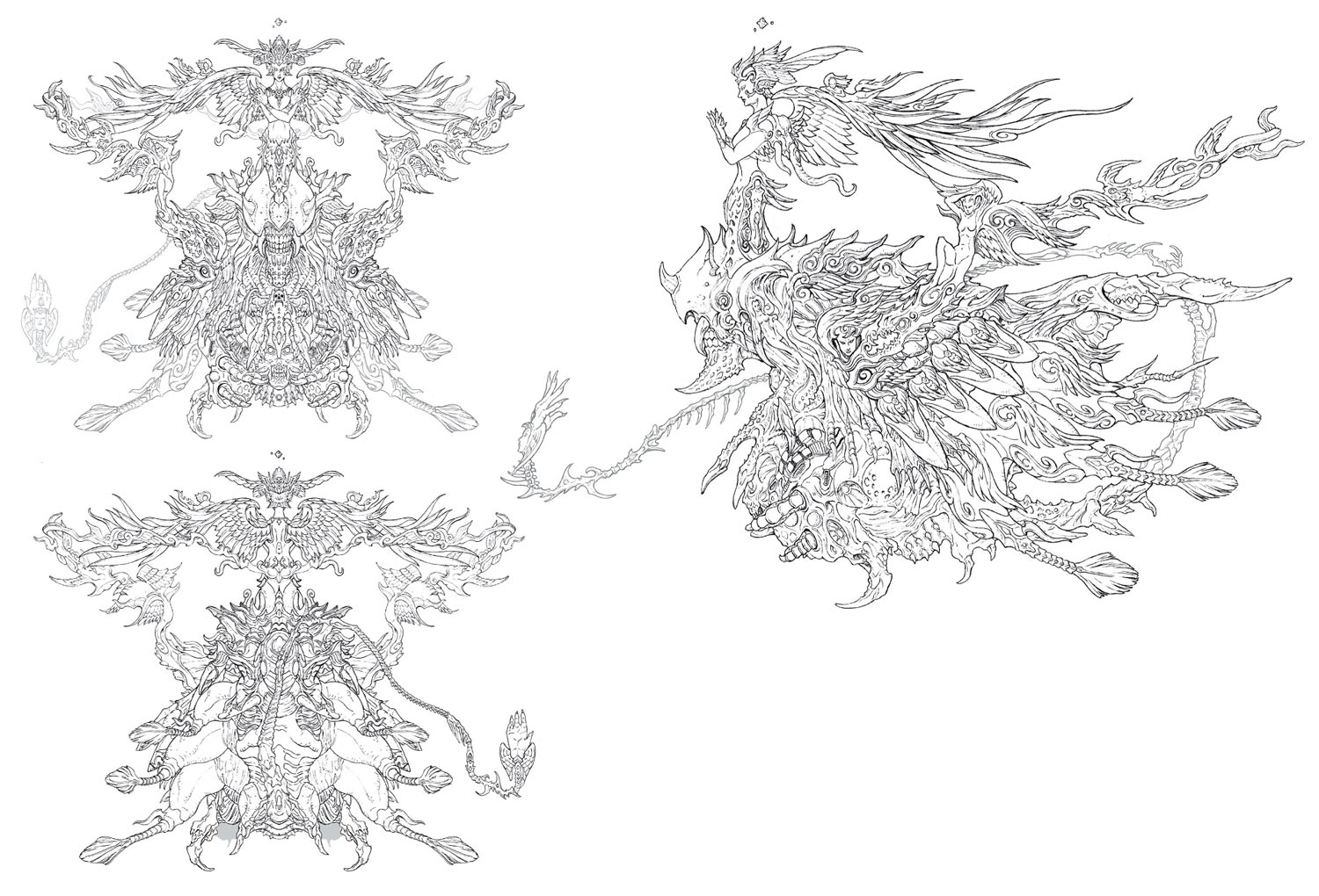 Ultima Concept Artwork from Final Fantasy XIV: Stormblood