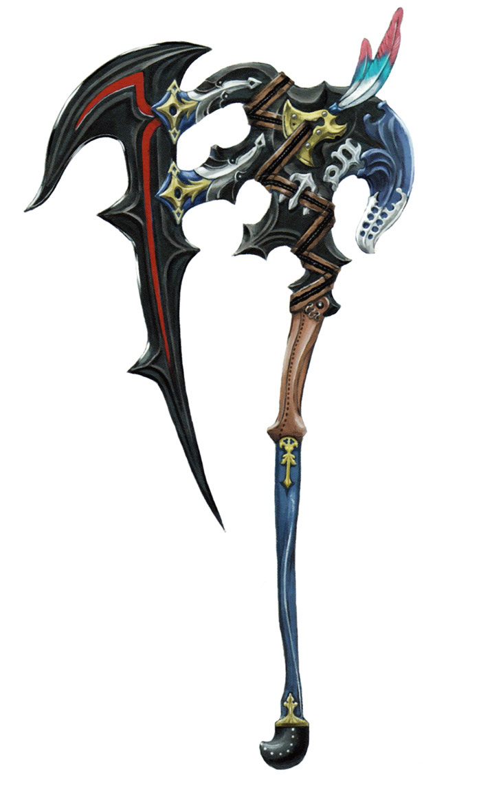 Warrior's Farsha Art from Final Fantasy XIV: Stormblood