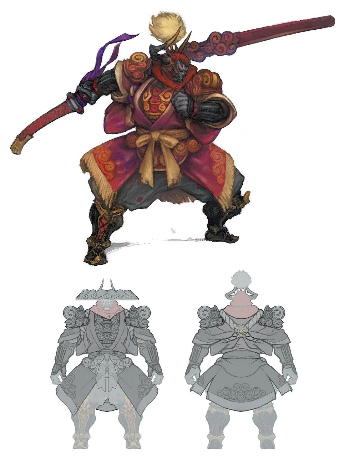 Yojimbo Concept Art from Final Fantasy XIV: Stormblood