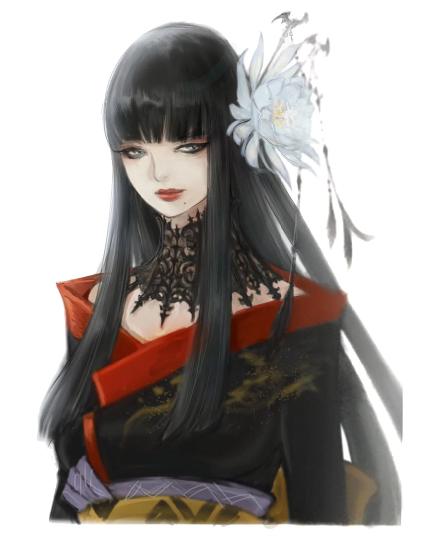 Yotsuyo Portrait Art from Final Fantasy XIV: Stormblood
