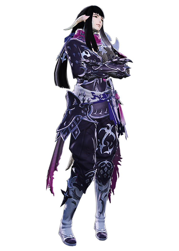 Yugiri Render from Final Fantasy XIV: Stormblood