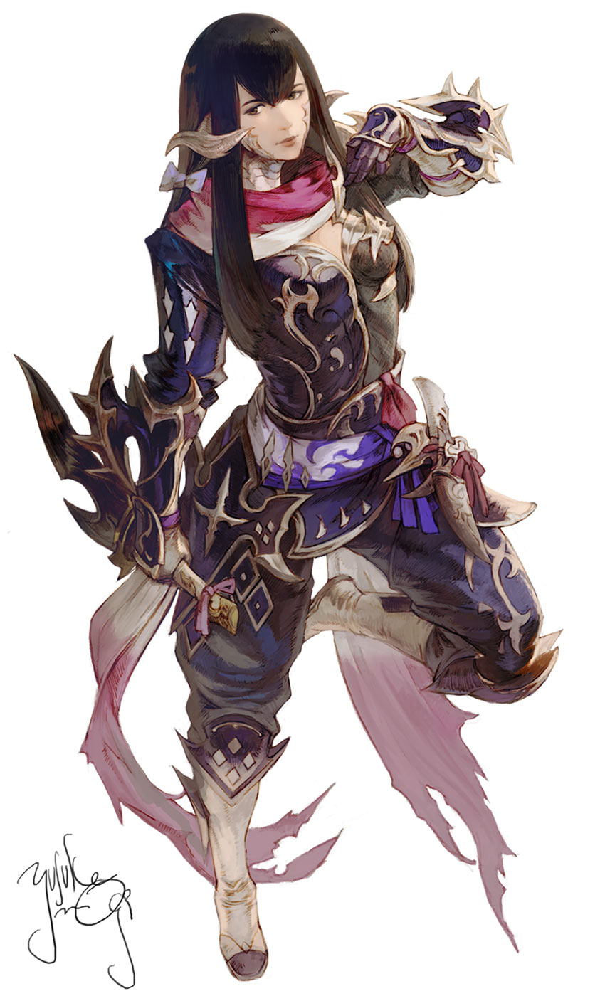 Yugiri Art from Final Fantasy XIV: Stormblood