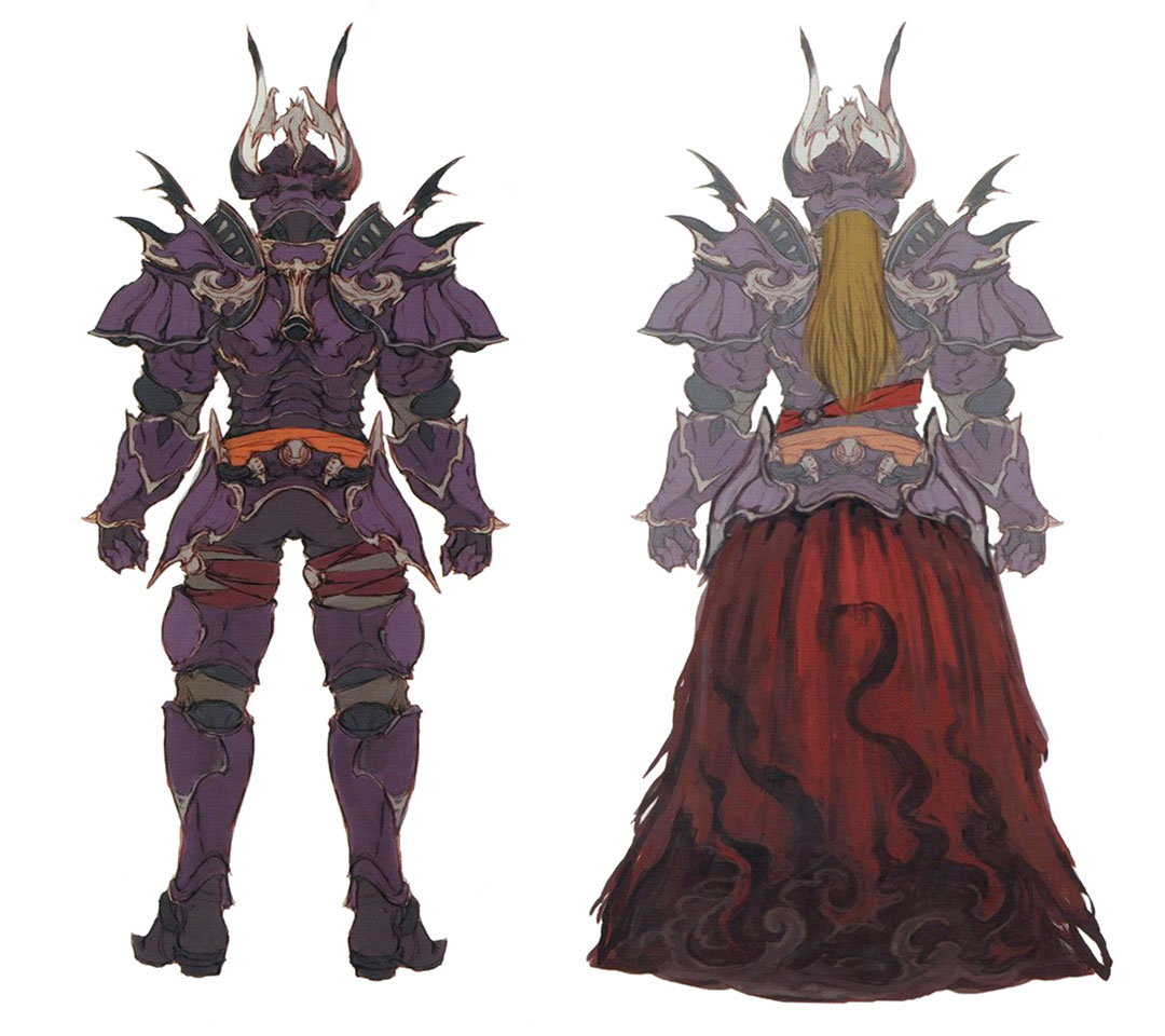 Zenos Backside Art from Final Fantasy XIV: Stormblood