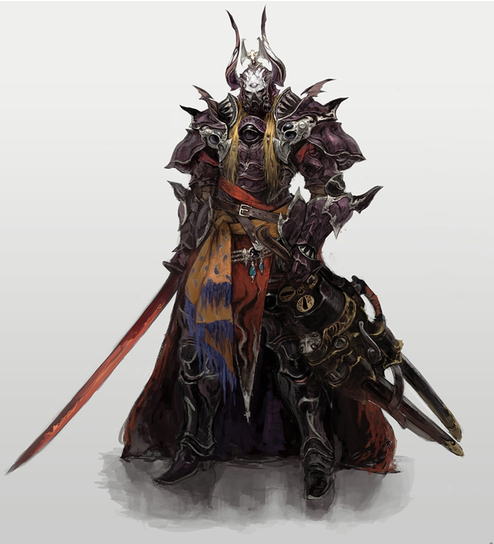 Zenos yae Galvus Art from Final Fantasy XIV: Stormblood