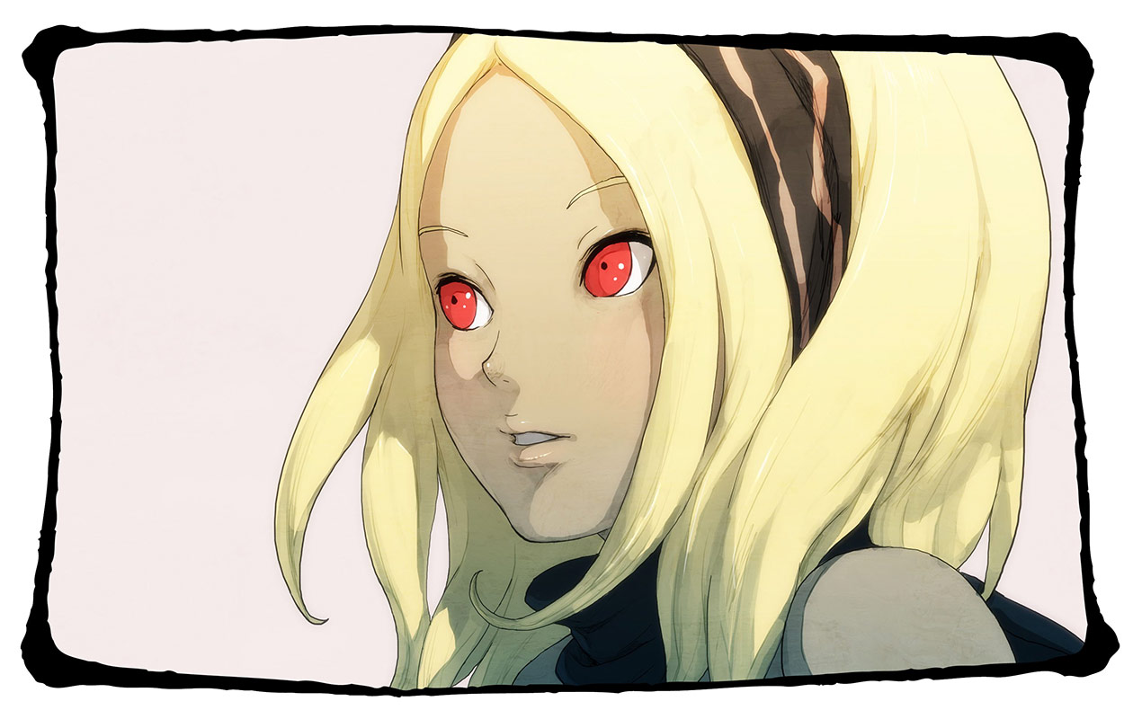 Kat Face Art from Gravity Rush 2