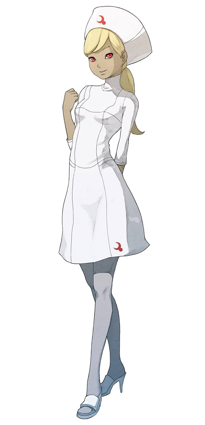 Kat, Nurse Costume Art from Gravity Rush 2
