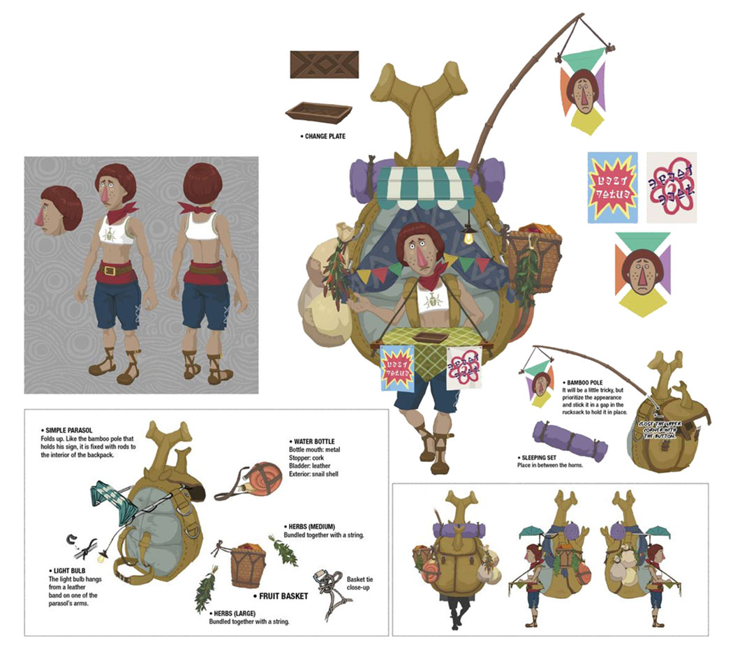 Beedle Art from The Legend of Zelda: Breath of the Wild