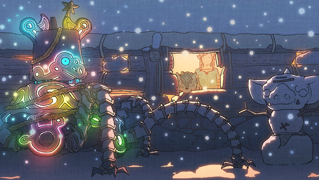 Christmas Art from The Legend of Zelda: Breath of the Wild