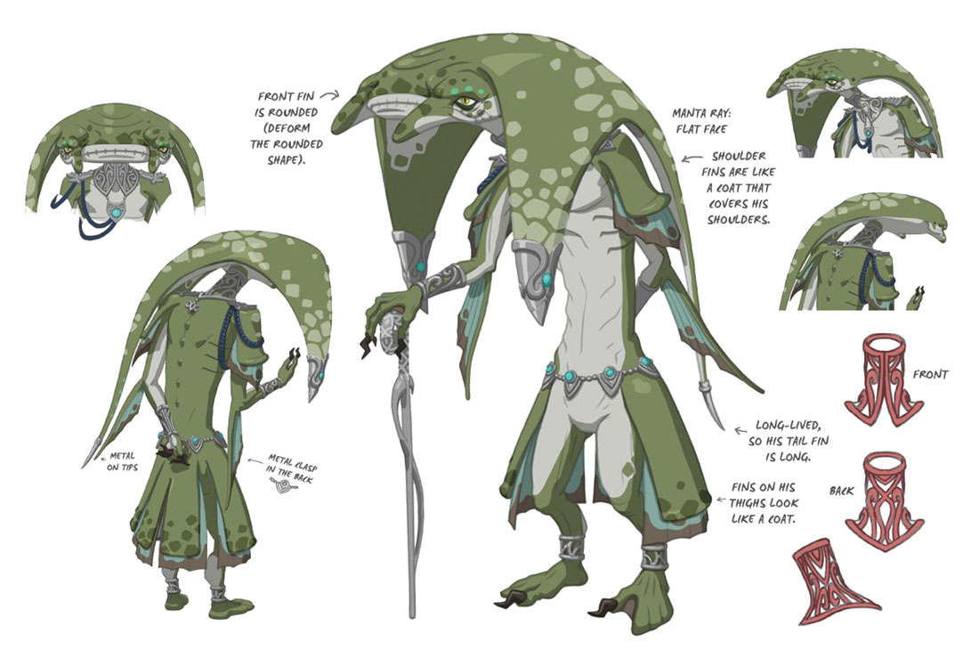 Councilman Muzu Art from The Legend of Zelda: Breath of the Wild