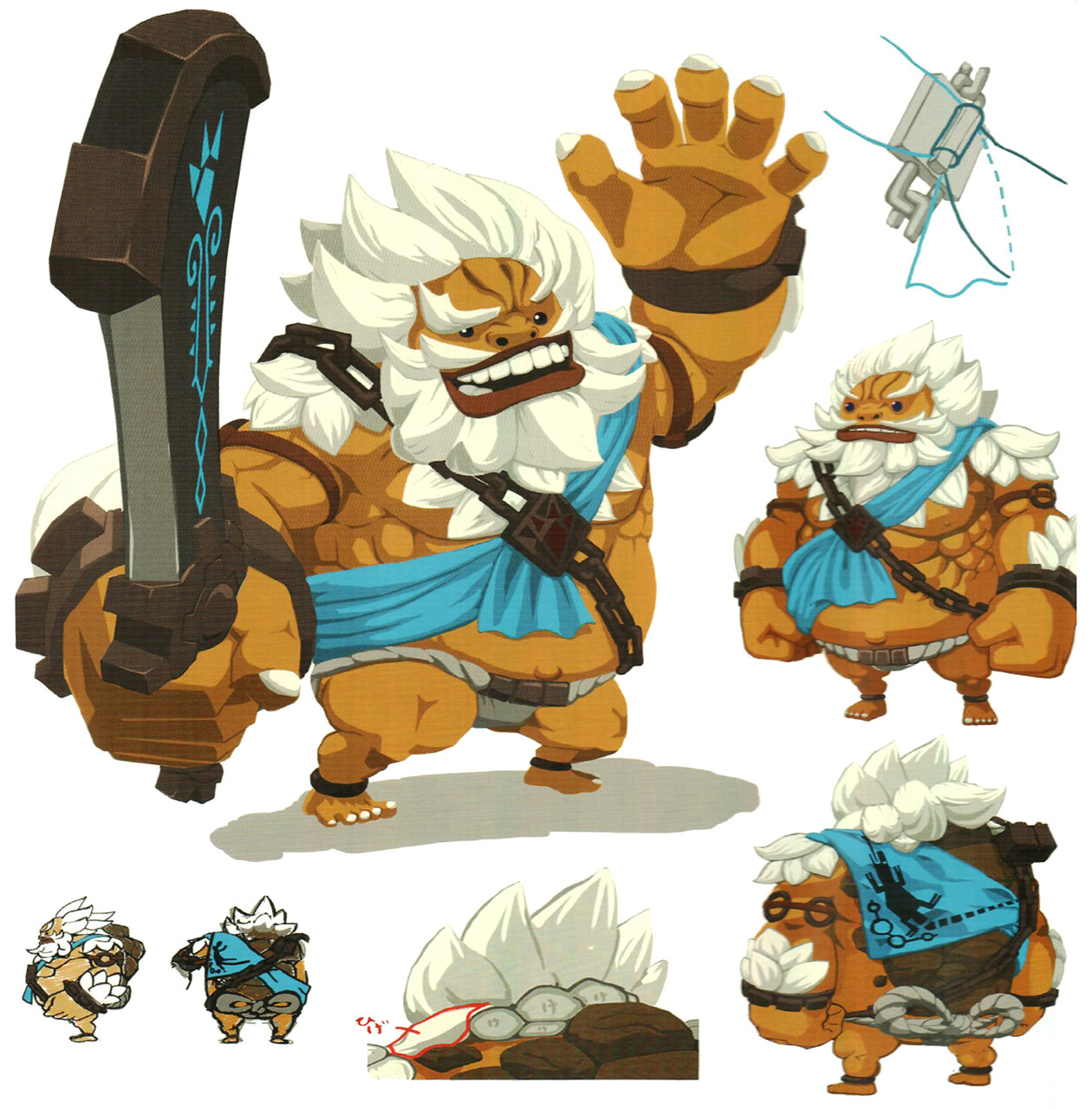 Daruk Concept Art from The Legend of Zelda: Breath of the Wild