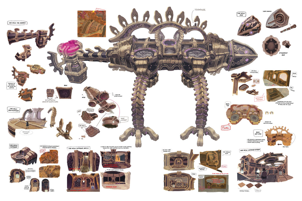 Divine Beast Vah Rudania Art from The Legend of Zelda: Breath of the Wild