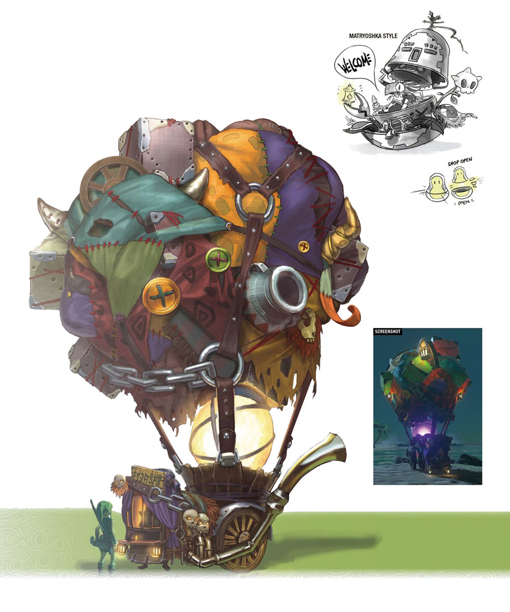 Fang and Bone Shop Art from The Legend of Zelda: Breath of the Wild