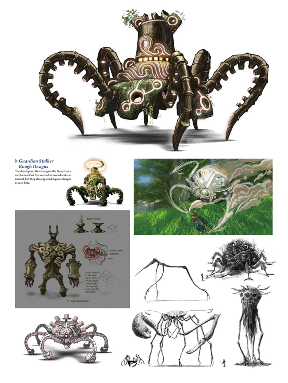 Guardian Stalker Art from The Legend of Zelda: Breath of the Wild