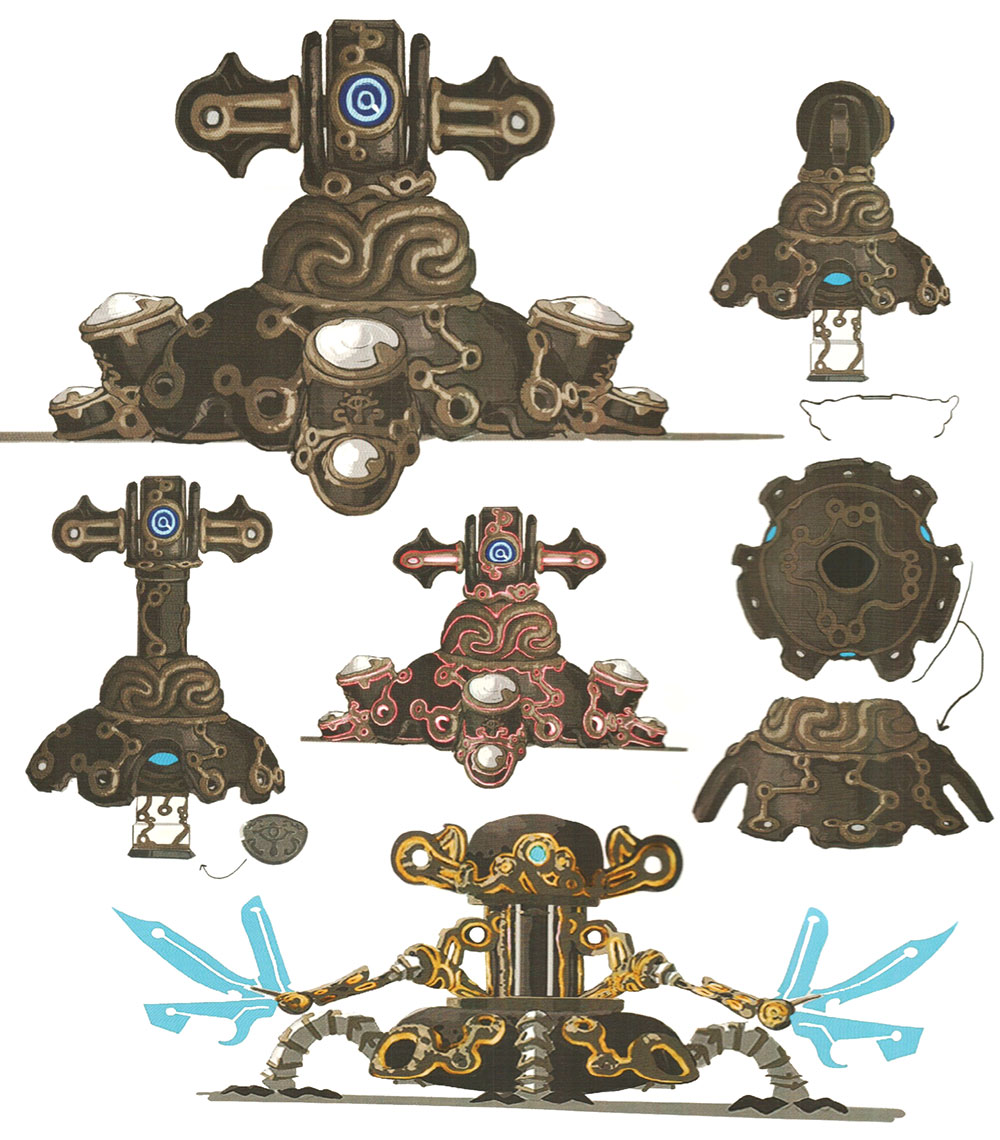 Guardian Turret Art from The Legend of Zelda: Breath of the Wild