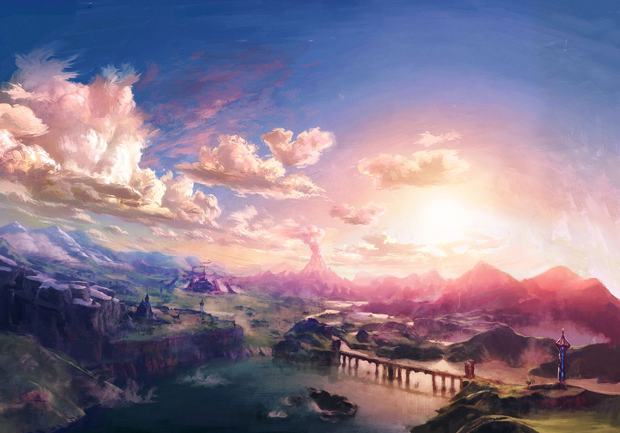 Hyrule Art from The Legend of Zelda: Breath of the Wild