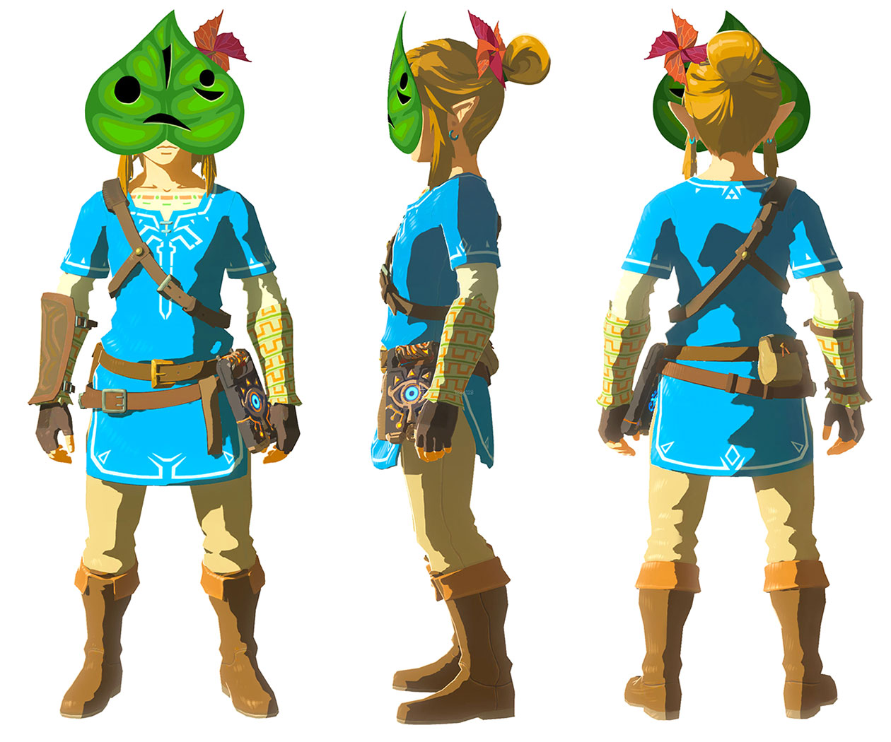 Korok Mask Art from The Legend of Zelda: Breath of the Wild