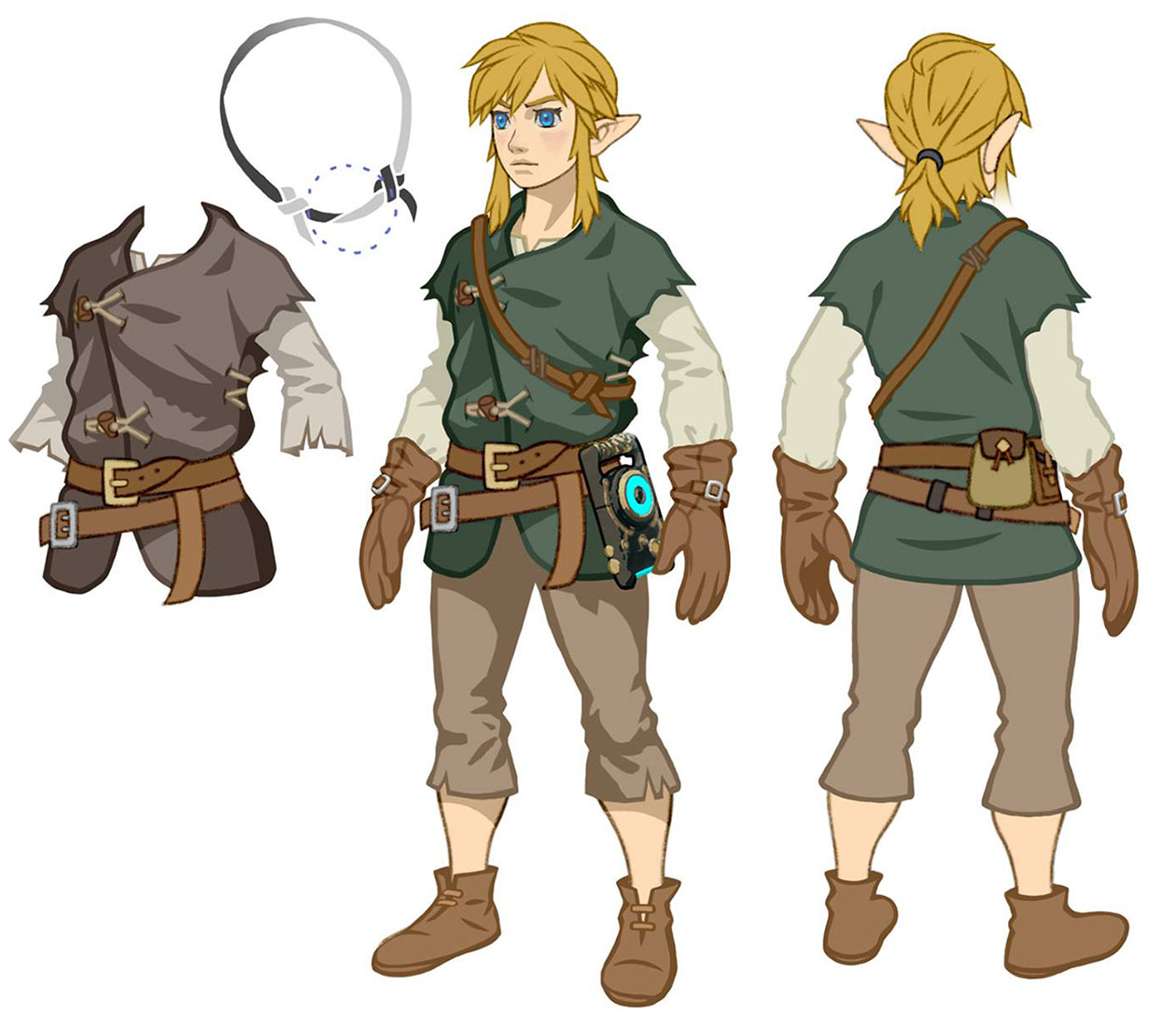 Link Concept Art from The Legend of Zelda: Breath of the Wild