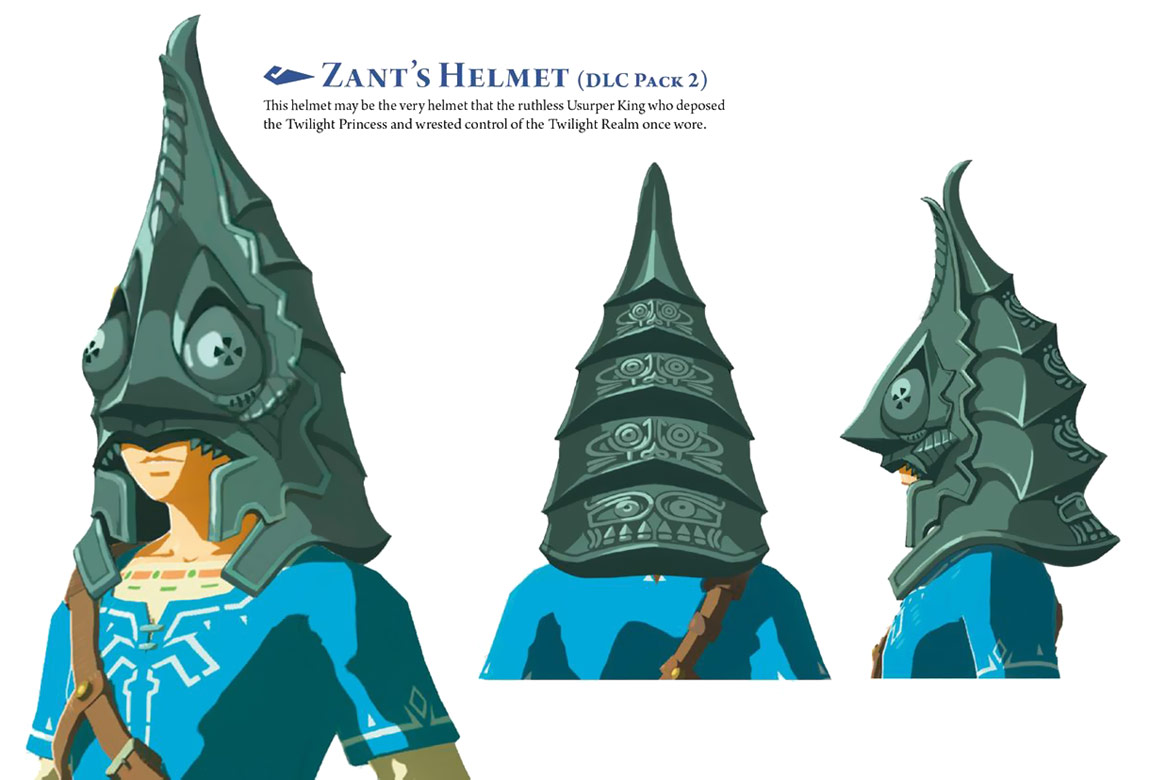Link with Zant's Helmet Art from The Legend of Zelda: Breath of the Wild
