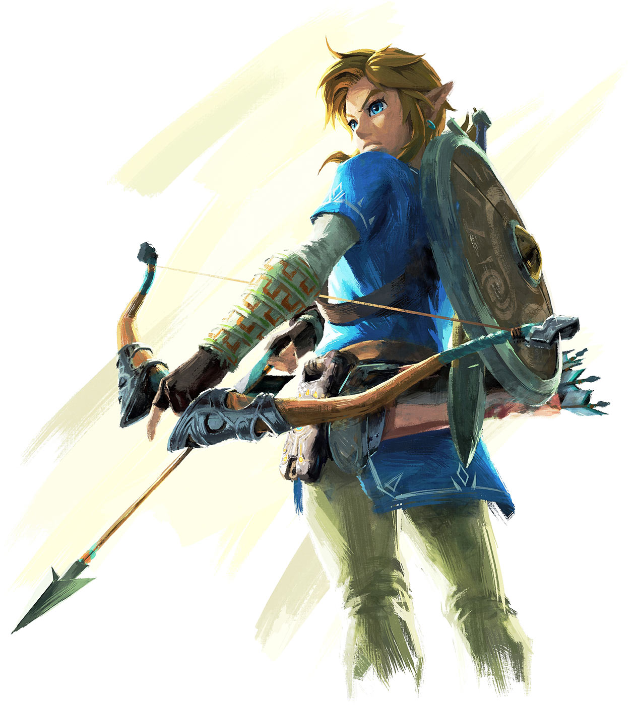 Link Character Art from The Legend of Zelda: Breath of the Wild