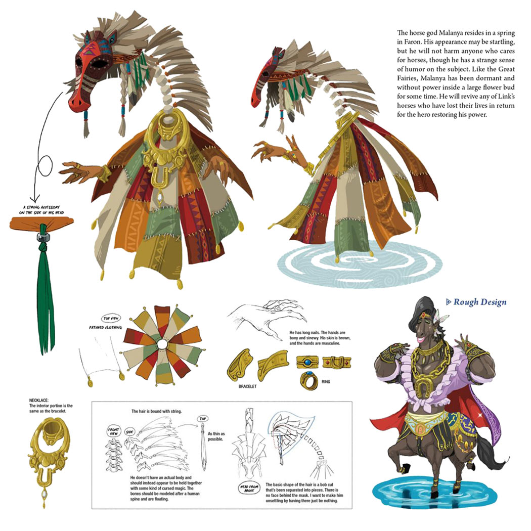 Malanya Art from The Legend of Zelda: Breath of the Wild