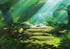 Master Sword in Forest