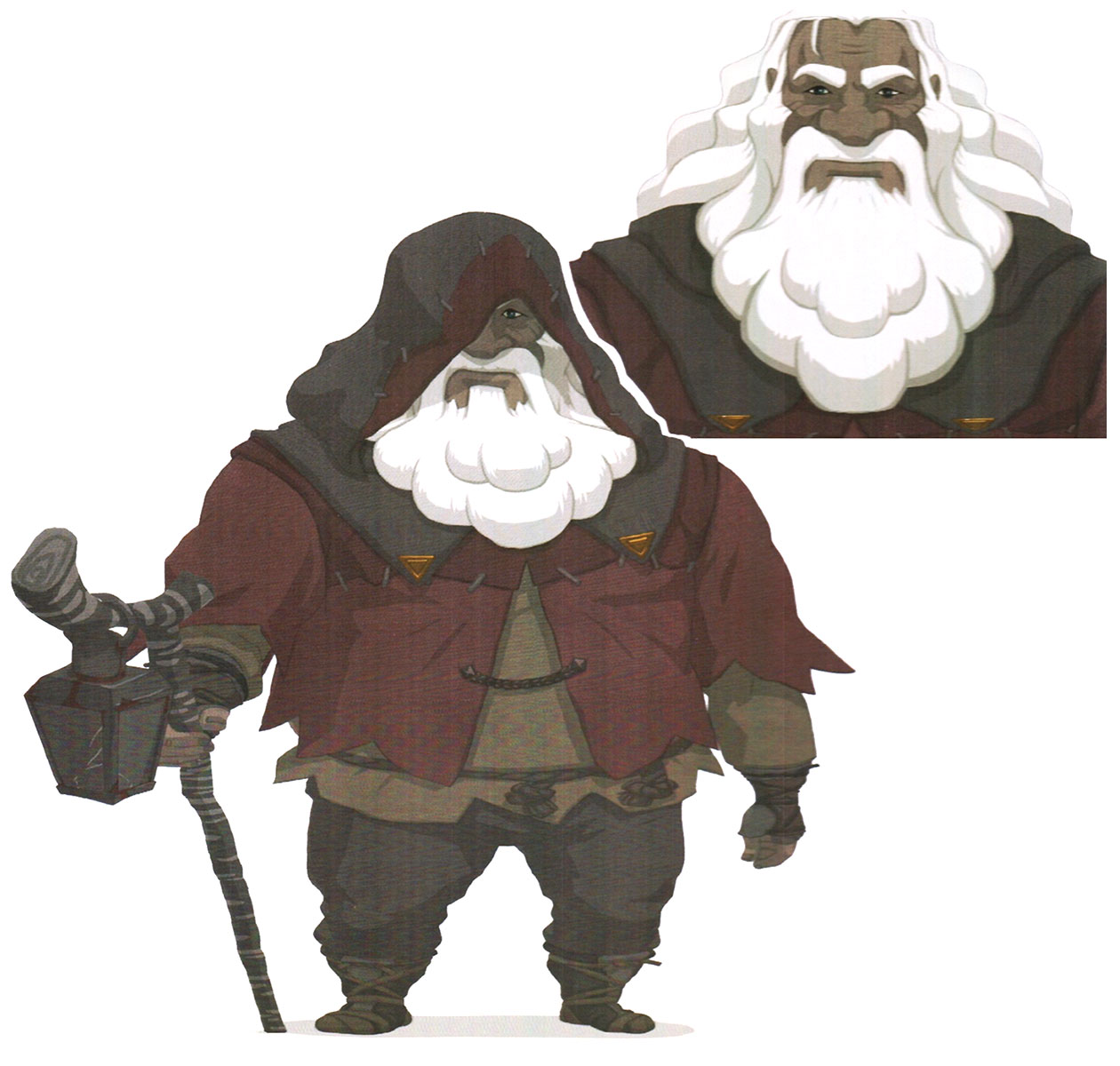 Old Man Art from The Legend of Zelda: Breath of the Wild