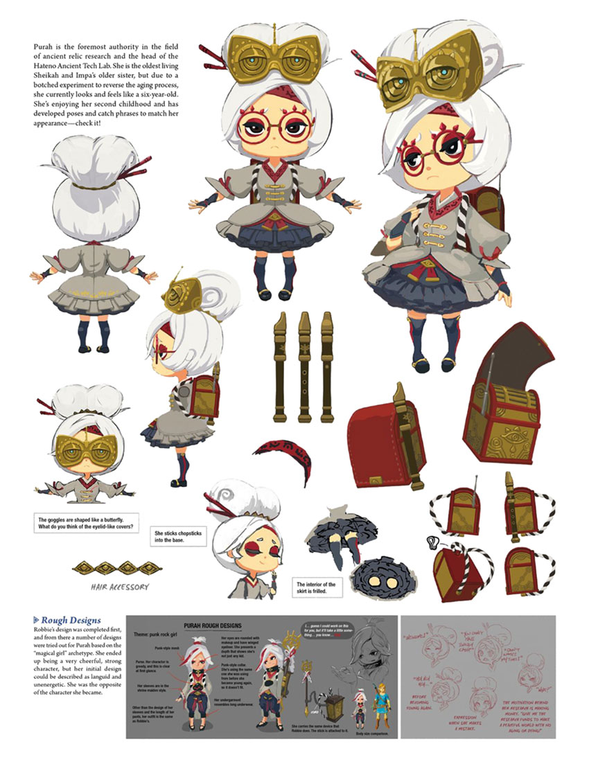 Purah Art from The Legend of Zelda: Breath of the Wild