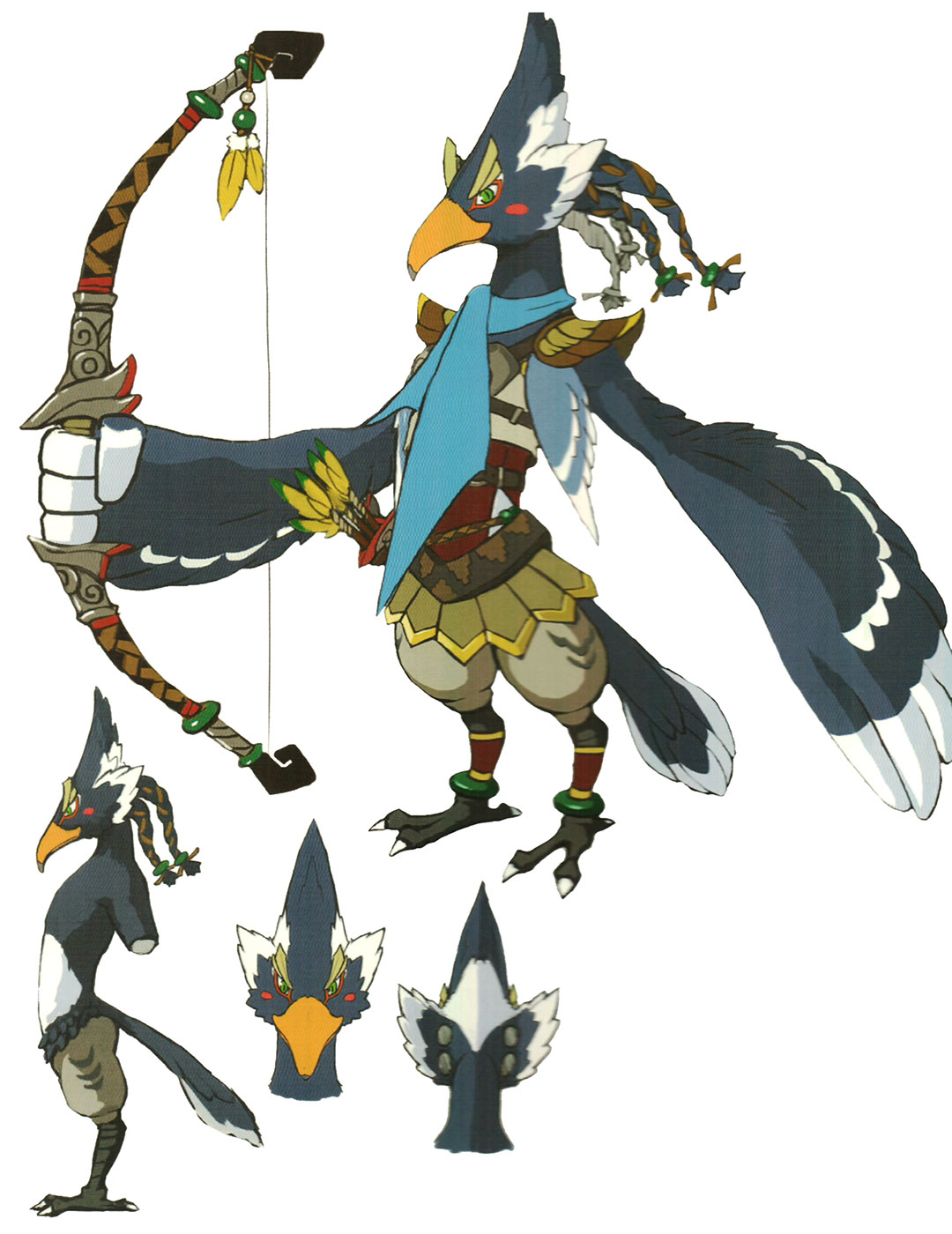 Revali Concept Art from The Legend of Zelda: Breath of the Wild