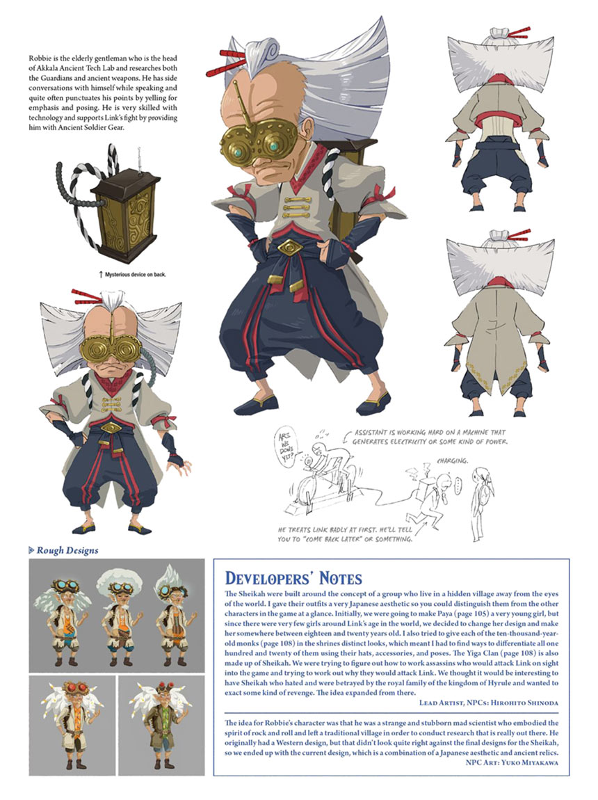 Robbie Art from The Legend of Zelda: Breath of the Wild