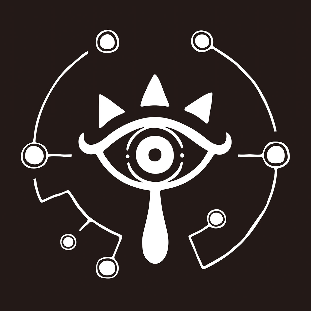 Sheikah Emblem Art from The Legend of Zelda: Breath of the Wild