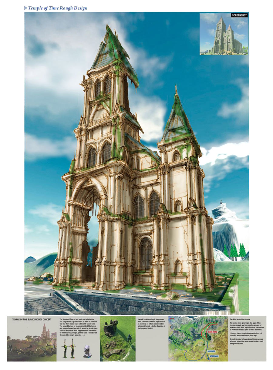 Temple of Time Art from The Legend of Zelda: Breath of the Wild