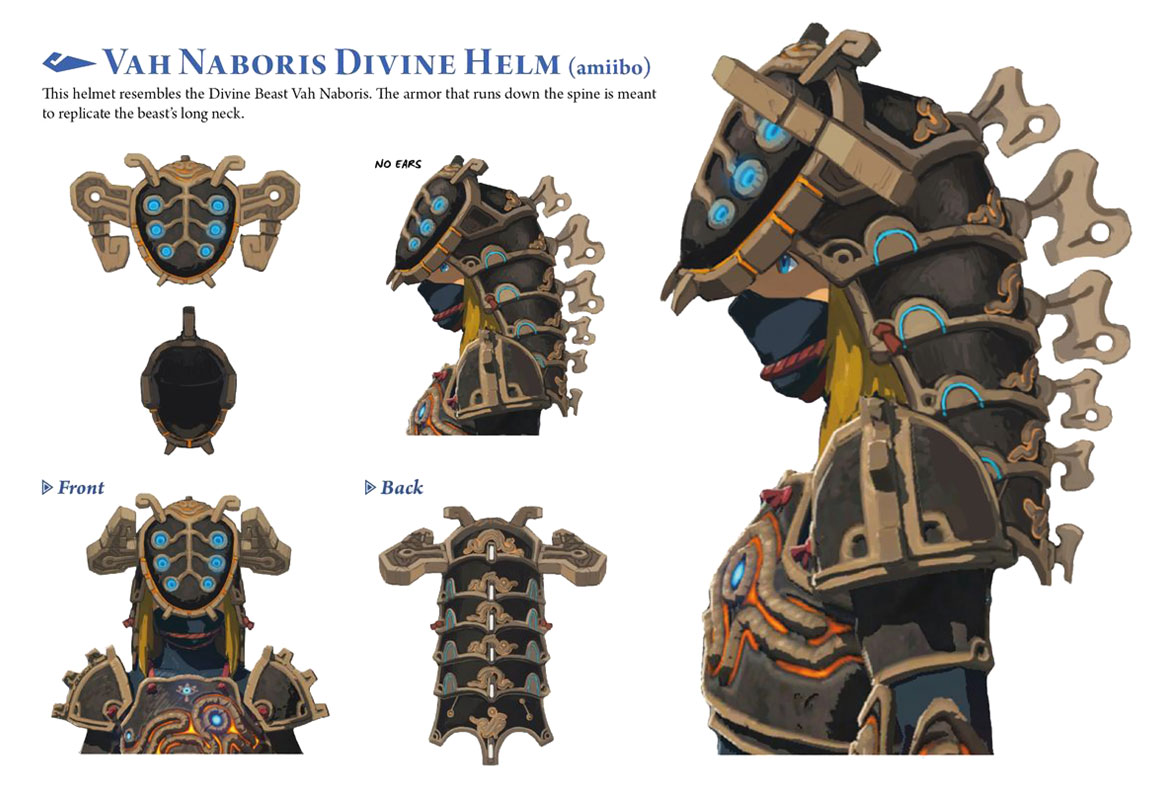 Vah Naboris Divine Helm Art from The Legend of Zelda: Breath of the Wild