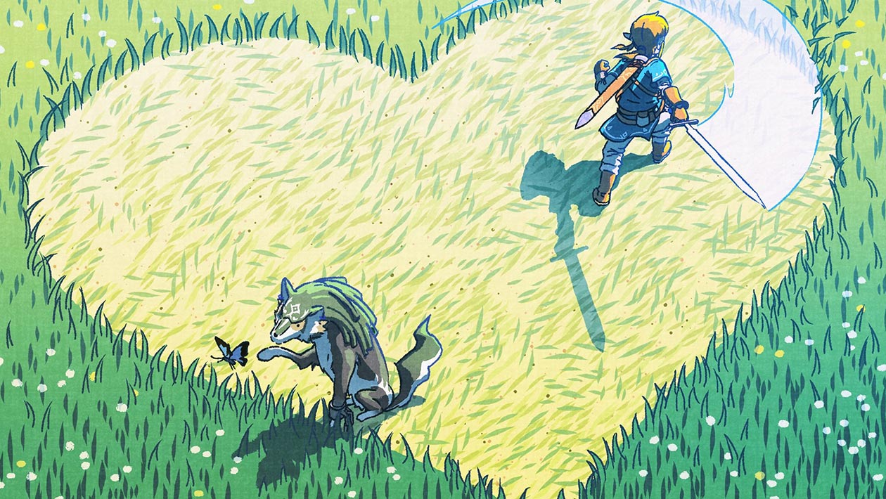 Valentine's Day Art from The Legend of Zelda: Breath of the Wild