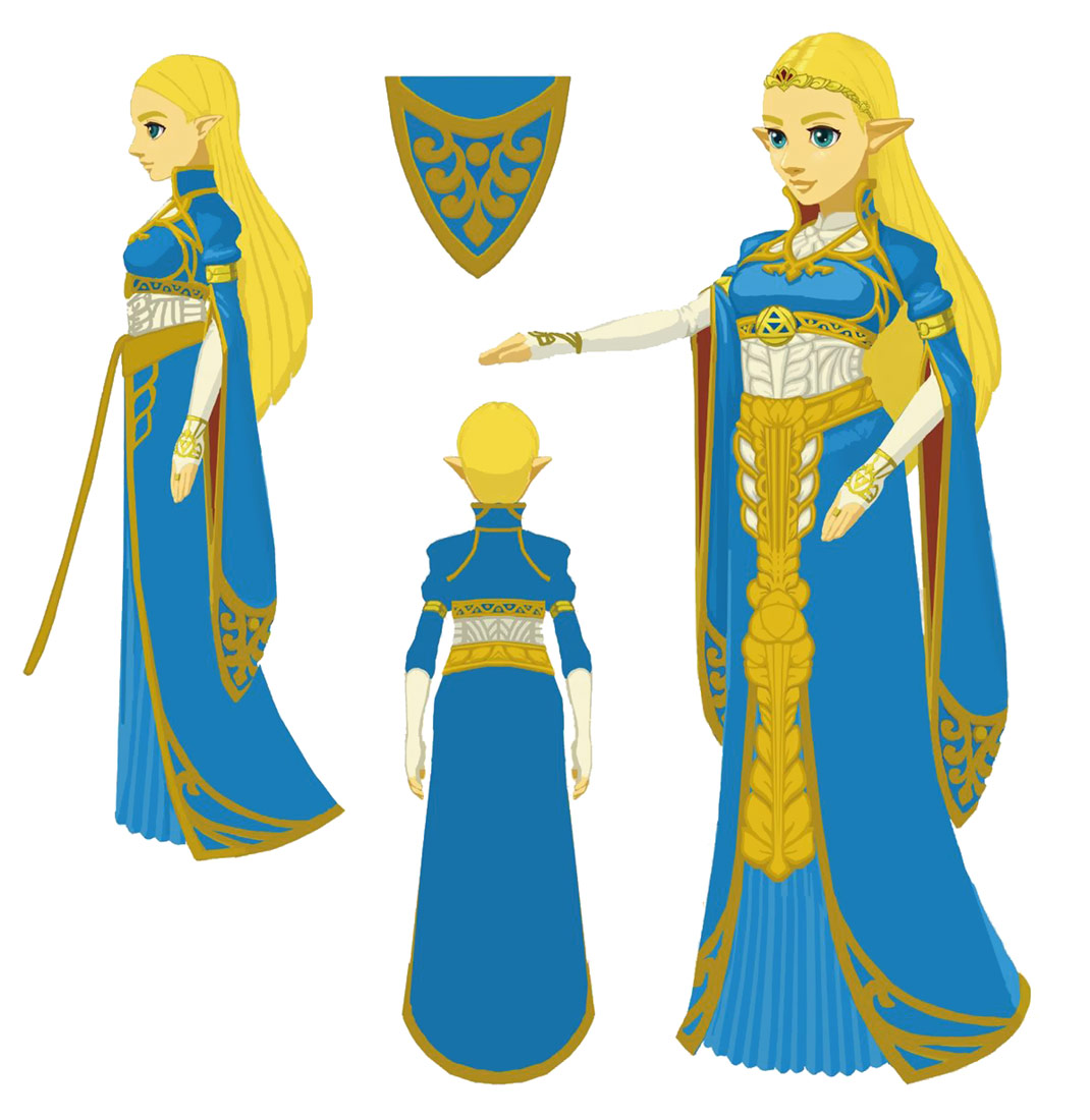 Princess Zelda Formalwear Art from The Legend of Zelda: Breath of the Wild