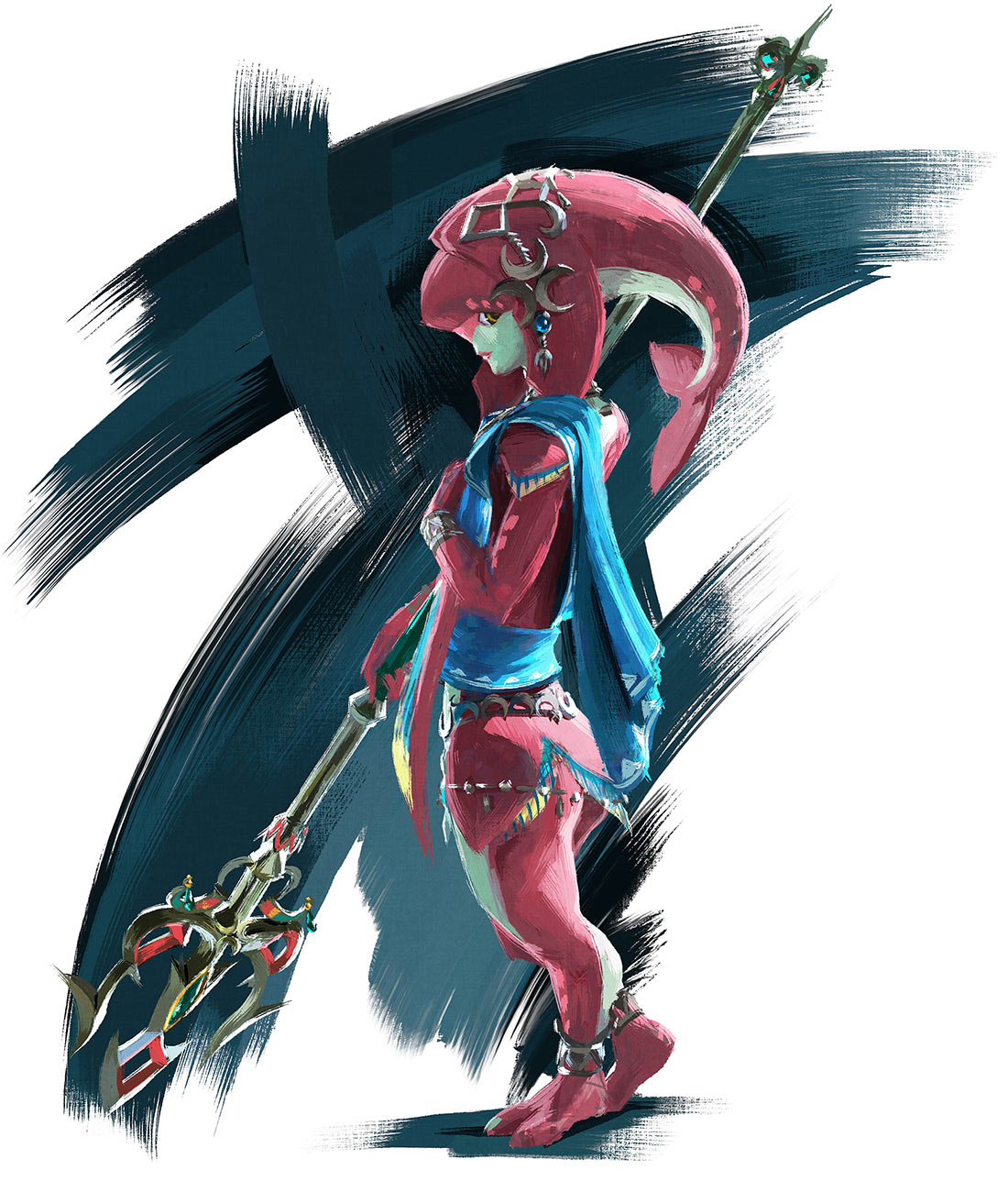 Mipha Art from The Legend of Zelda: Breath of the Wild
