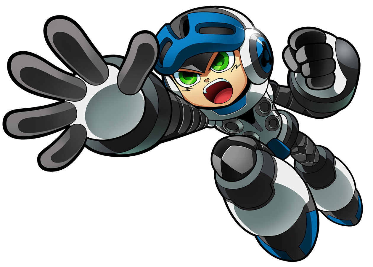 Beck Action Pose Art from Mighty No. 9