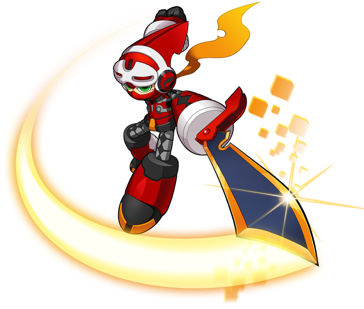 Beck Brandish Art from Mighty No. 9