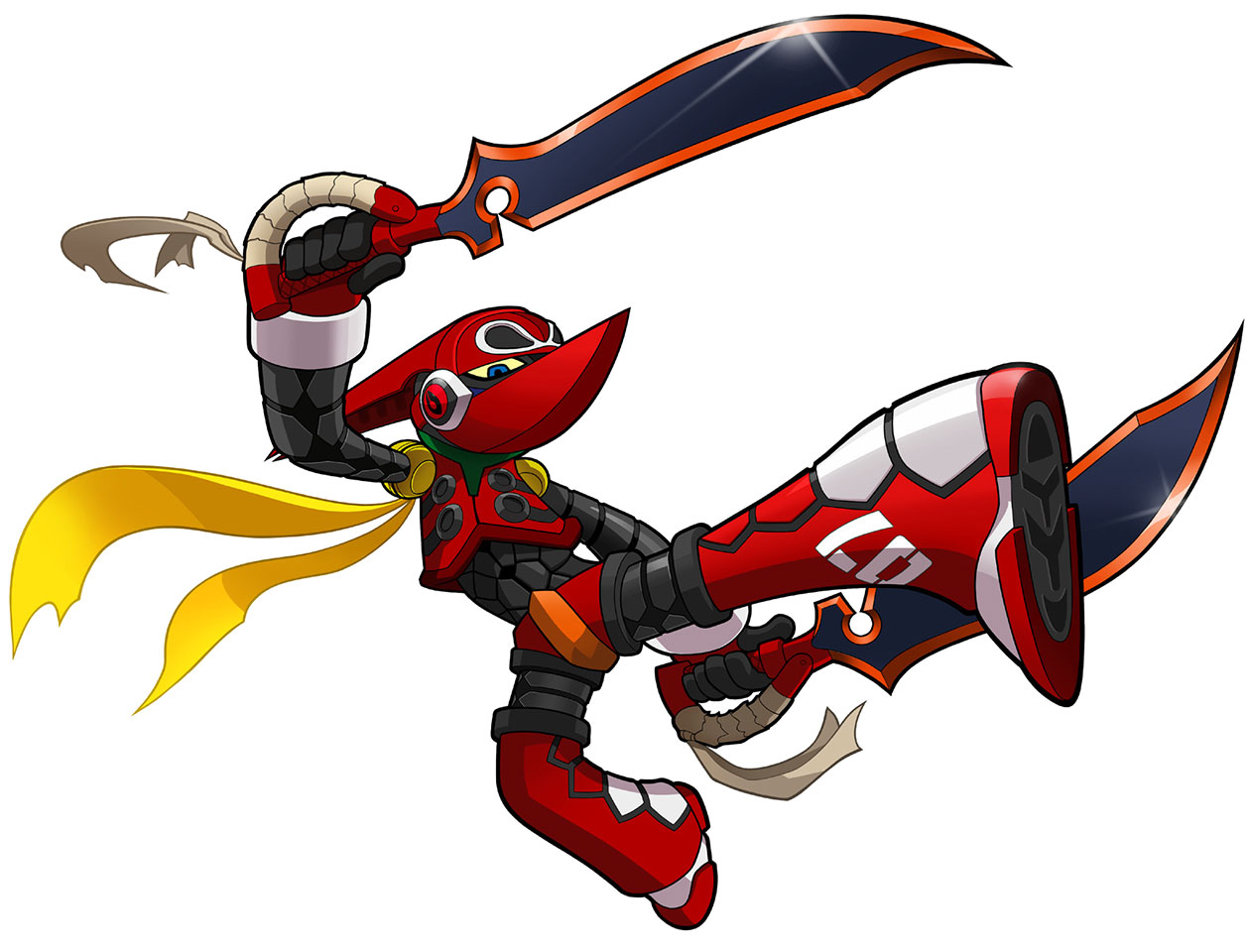 Brandish Art from Mighty No. 9