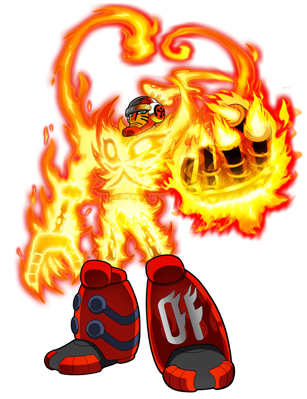 Pyrogen Art from Mighty No. 9