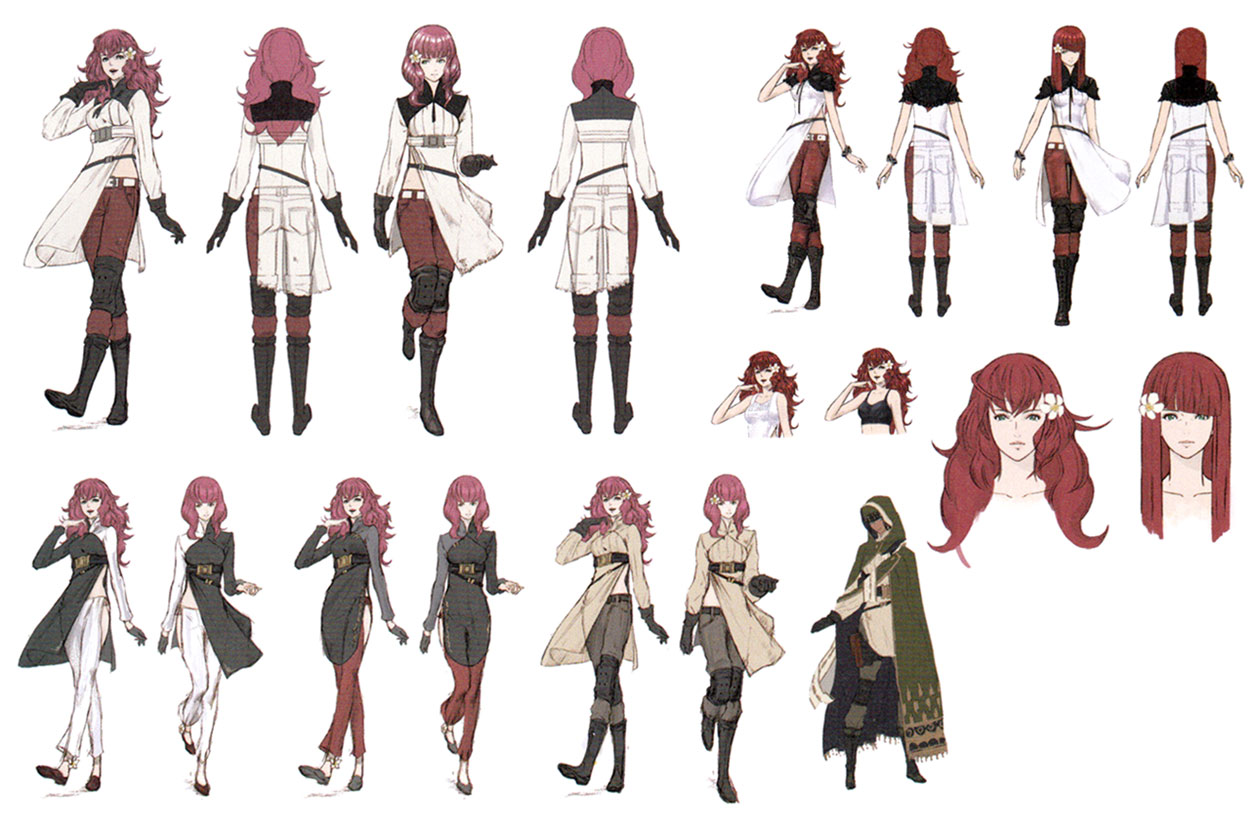 Devola & Popola Concept Art from NieR: Automata